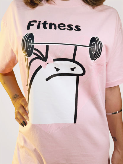 Remera Oversize Fitness Girl