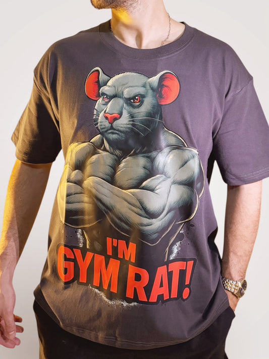 Remera Oversize Gym Rat