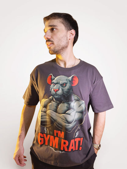 Remera Oversize Gym Rat