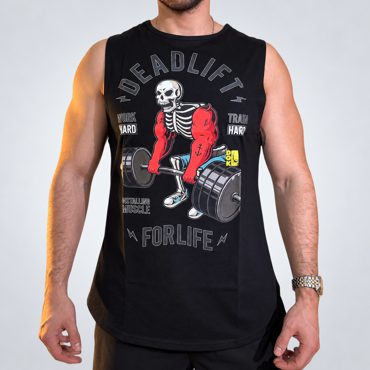 Musculosa Deadlift Skull