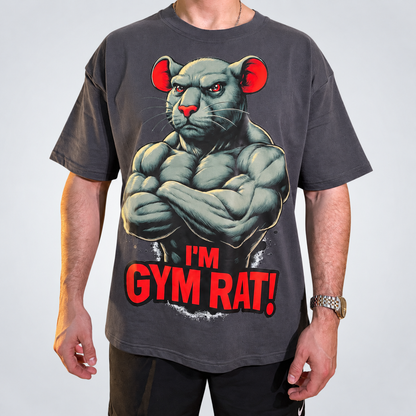 Remera Oversize Gym Rat