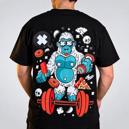 Remera Oversize Black Gorilla