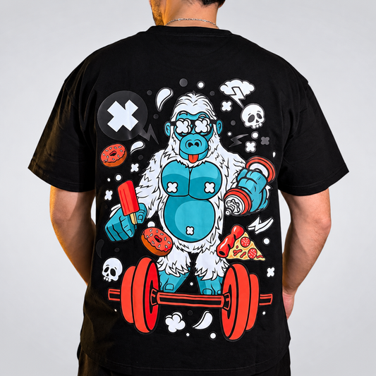 Remera Oversize Black Gorilla