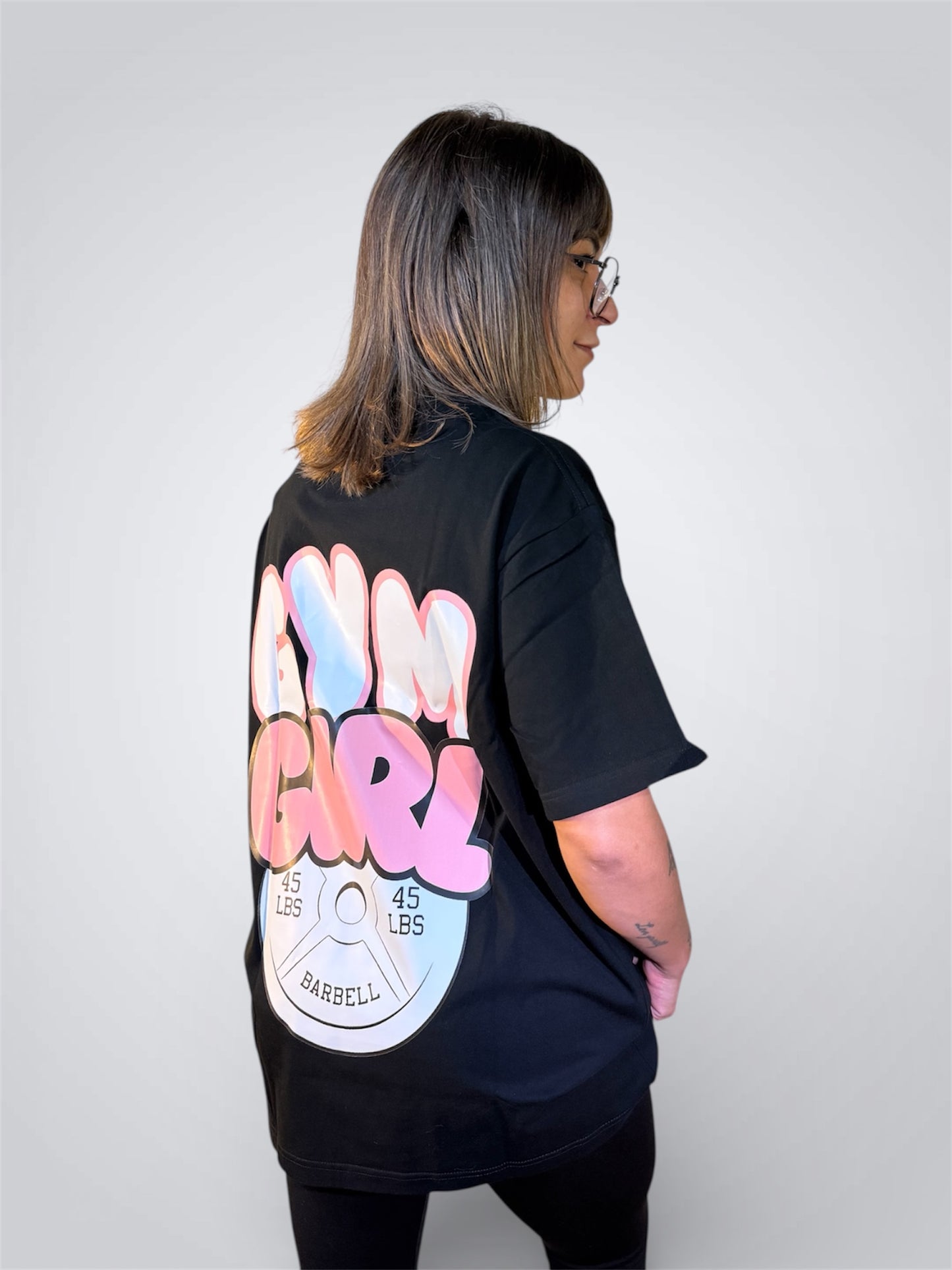 Remera Oversize Gym Girl