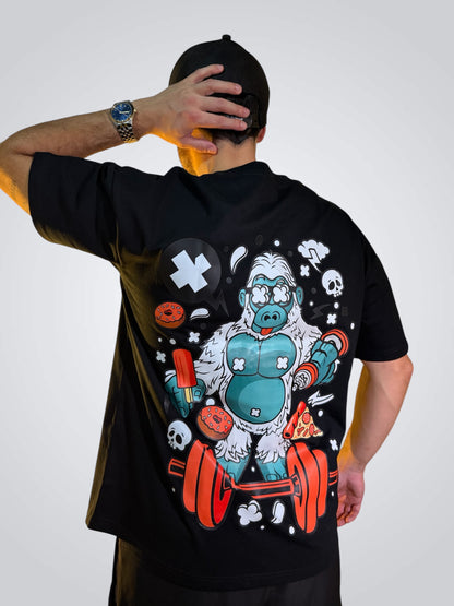Remera Oversize Black Gorilla