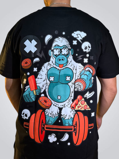 Remera Oversize Black Gorilla