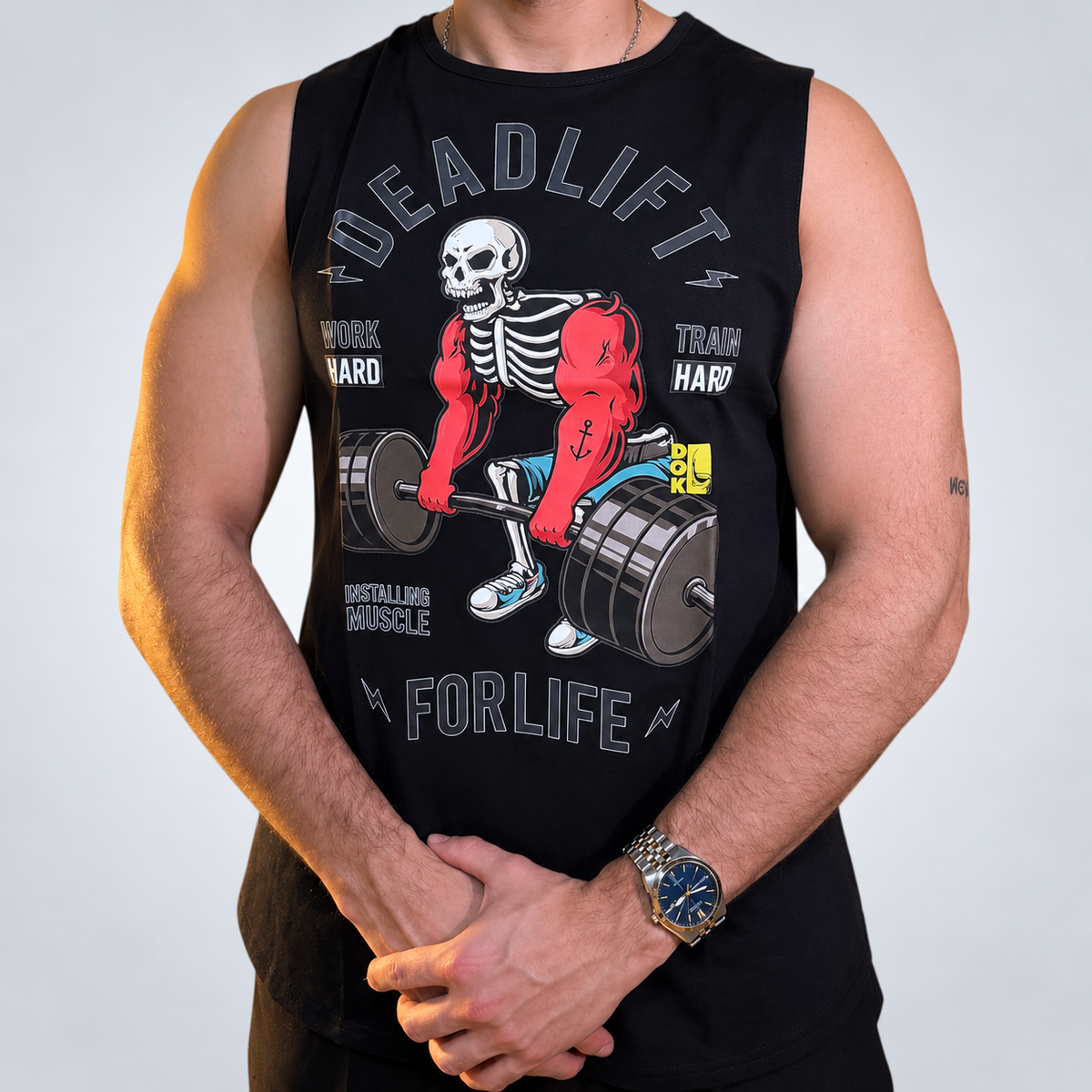 Musculosa Deadlift Skull